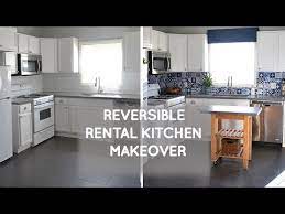 It's diy month, and we're encouraging you to take care of all your projects around the house organization ideas for the kitchen. Budget Rental Kitchen Remodel That Is Easily Reversible Youtube