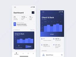 Workout Tracker App Home Workout Tracker App Interactive Design Design