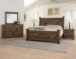 Largest wooden bedroom manufacturer in the usa. The Cool Rustic Bedroom Collection In Mink By Vaughan Bassett Gamburgs Furniture