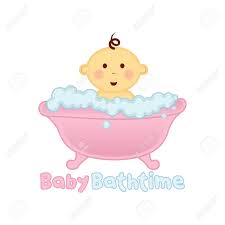 Bat time for a little boy. Baby Bath Time Logo Template Baby Bathing Vector Illustration Royalty Free Cliparts Vectors And Stock Illustration Image 79488300