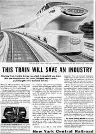 General Motors Aerotrain Pictures And History Old Trains General Motors Train Posters