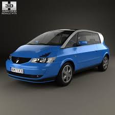 Renault Avantime 2001 3d Model Ad Avantime Renault Model 3d Model Car 3d Model Renault