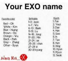 Let's check out exo members' profiles and facts below! Huang Wu Dae I Refuse To Be Adressed Any Other Way From Now On Exo Games Exo Korean Words