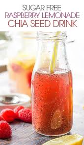Sugar Free Raspberry Lemonade Chia Drink Recipe Healthy Low Carb Recipe In 2020 Chia Drink Sugar Free Drinks Drink Recipes Nonalcoholic