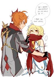 Hi genshin twt, meet ajax…. Ladymangoes Don T Worry Lumine Smacks Him Back To His Senses