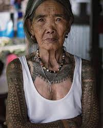 Meet Whang-od Oggay a 103 year old tattoo artist from the Philippines. She  is the only remaining traditional Kalinga tattooist.