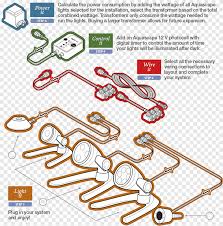 Like nearly all 12 volt appliances, the fixture we are working with came with only two short wires. Landscape Lighting Light Fixture Wiring Diagram Light Light Fixture Text Png Pngegg