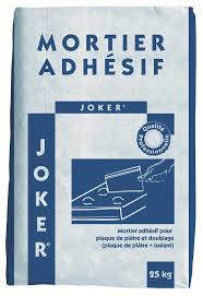 Placo, cloison alvéolaire, plaque de plâtre, colle, mortier. Mortier Adhesif 25kg Bricomarche