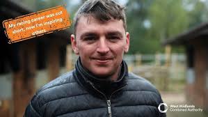 My racing career was cut short, now I'm inspiring others