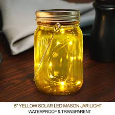 Lighting is one of the simplest ways to add appeal to your outdoor spaces and walkways. Handle Included Bright Zeal 5 Solar Mason Jar Lids With Fairy Lights Solar Fairy Lights Outdoor
