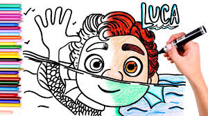 En nuestro sitio encontrará una amplia colección de dibujos para colorear, imágenes, fotografías y manualidades. Dibuja Y Colorea A Luca Disney Para Colorear Youtube