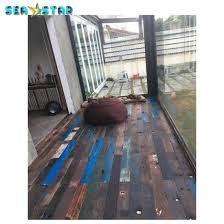All our reclaimed wood wall planks are responsibly sourced and created by hand. China Waterproof Old Style Reclaimed Wood Flooring For Restaurant Decoration China Flooring Wood Flooring