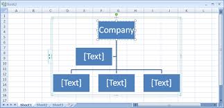 excel create an organization chart using a smartart graphic