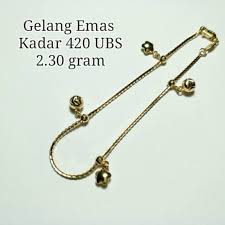 Maybe you would like to learn more about one of these? Gelang Emas Ubs Kadar 420 Berat 2 30 Gram Shopee Indonesia