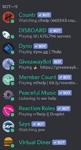 Bb setrole @role and for fx. Disboard Bot Commands List