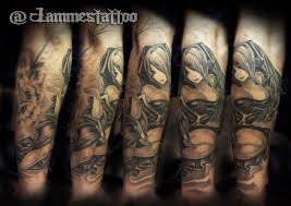 Black And Grey Tattoo Artists London Black And Grey Tattoo Anime Character By Jammes Tattoo Artist Based In London High Wycombe Tattoo Artists Black And Grey Tattoos Grey Tattoo