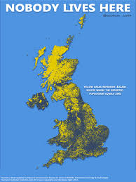 Nobody Lives Here Mapping Emptiness In The U S And Beyond Map Of Britain Map Old Maps