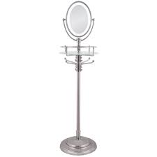 Zadro Cordless Led Lighted Floor Stand Makeup Mirror Standing Mirror Mirror Flooring