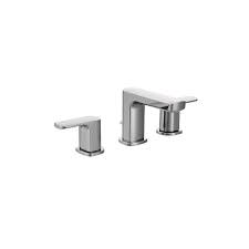 8 inch widespread bathroom sink faucet two handles 3 holes chrome mixer taps. Moen Rizon 8 Inch Widespread 2 Handle Bathroom Faucet Trim Kit In Chrome Valve Not Includ The Home Depot Canada