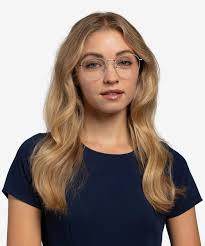 Ethan Geometric Mint & Silver Full Rim Eyeglasses