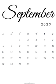 September 2020 Calligraphy Calendar Free Download In 2020 Calligraphy Calendar Lettering Hand Lettering
