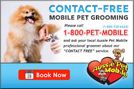 Paw perfect groomers offers general bathing and grooming services to keep pets looking and feeling their best. Contact Free Mobile Pet Grooming Aussie Pet Mobile River Oaks