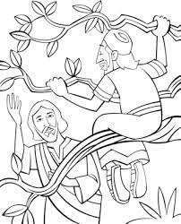 He was a chief tax collector. Bible Coloring Page For Sunday School Zacchaeus Come Down