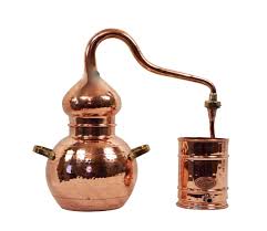 Alambic En Cuivre Artisanal 2 L Rivete Coppergarden Brassage De Biere Maison Whisky Alambic En Cuivre