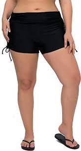 Sociala Women S Plus Size Swim Shorts High Waisted Swimwear Bottoms Boardshorts Swim Shorts Size Swim Shorts High Waisted Plus Size Swim Swim Suit Bottoms