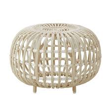 Sika Design Franco Albini Exterior Ottoman Small White Outdoor Ottoman Patio Ottoman Ottoman