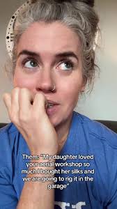 Aerial Silks inside The Garage