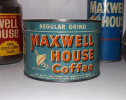 Rare Unopened Vintage Maxwell House Coffee Tin Merchandising Advertising Collectible Memorabilia Collec Maxwell House Coffee Coffee House Vintage Coffee
