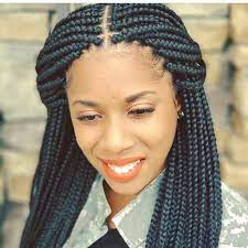 Ghanaian Hairstyles On Instagram Medium Size Box Braids Irenesbraids Mediumsize Boxbraid Medium Box Braids Small Box Braids Hairstyles Small Box Braids