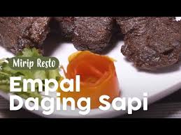 Cara membuat masakan daging sapi gepuk ini cukup mudah. Diendeusin Empal Daging Sapi Youtube