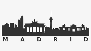 Business travel and tourism concept with historic architecture. Skyline London Silhouette Galerie Rowland Madrid Skyline Png Transparent Png Kindpng