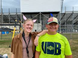 Greencastle-Antrim High School marching band practices at band camp