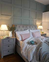 48.5'' h x 2.75'' d. Wood Panelling Behind Bed Novocom Top