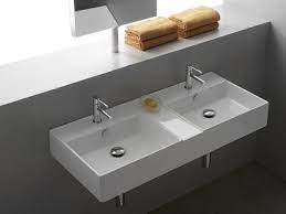Lavabo Doble Suspendido De Ceramica Teorema 105r Coleccion Teorema By Scarabeo Ceramiche Diseno Giovanni Calist Lavandini Da Bagno Scarabeo Idee Per Il Bagno