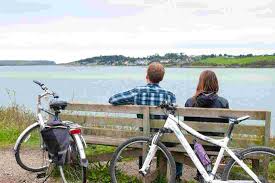 As we queue for our bikes, a strapping young man returns his bicycle to the cycle hire shop in wadebridge, blood streaming from his elbow and a gash in his leg. Cycle Cornwall Intrepid Travel Ch
