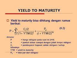 Yield to maturity (ytm) provides a benchmark for evaluating different investment instruments. Bab Viii Pengertian Obligasi Ppt Download