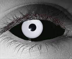 Image result for black sclera contacts