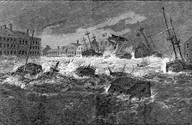 From middle english galen, from old english galan (to sing, enchant, call, cry, scream; The Great September Gale Of 1815 And The Way We Think About The Weather
