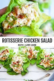 Rotisserie Chicken Salad With Bacon Ranch Cheddar Recipe Rotisserie Chicken Salad Rotisserie Chicken Chicken Salad Recipes