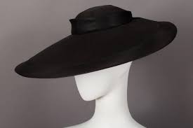 Christian Dior New Look Silk Organza Saucer Hat Circa 1947 Dior New Look Christian Dior New Look Silk Organza