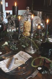 Witches Dinner Party Halloween Table Samhain Celebration Me And Annabel Lee In 2020 Halloween Tea Party Halloween Tablescape Halloween Party Dinner