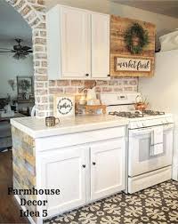 Farmhouse Decor Clean Crisp Organized Farmhouse Style Decor Ideas For Your Home Small Farmhouse Kitchen Rustic Kitchen Cabinets Farmhouse Kitchen Decor