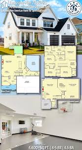 Next, stamp furniture, appliances, and fixtures right on your diagram from a large library of floor plan symbols. Architectural Designs Exclusive New American Home Plan 73457hs Gives You 4 5 Bedrooms 2 5 Baths And 4 400 Sq F House Floor Plans House Plans New House Plans
