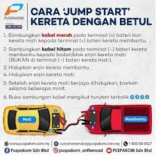 Cara betul jump start kereta bateri kong. Cara Jump Start Kereta Ahmad Sanusi Husain Malaysia Facebook