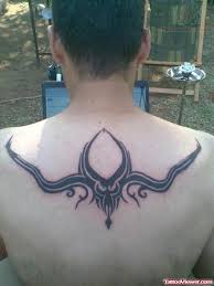 For instance, an upper arm tattoo may be hidden at work, with the option of letting your artwork go up your shoulder and wrap around to your back or chest. Tribal Tattoo On Men Upperback