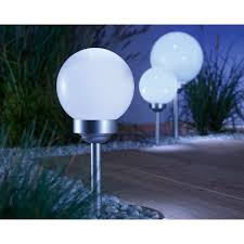 Led Solarkugel Mit Erdspiess Bojano O 15 Cm Kaufen Bei Obi